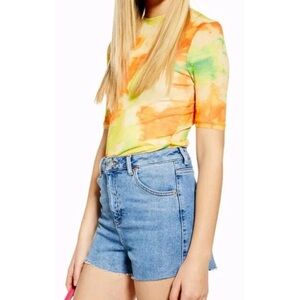 Topshop Mesh multicolored shirt